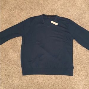 Lands’ End Supima cotton v-neck sweater